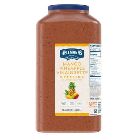 HELLMANNS Hellmann's Dressing Mango & Pineapple Vinaigrette 1 gal., PK4 67577861